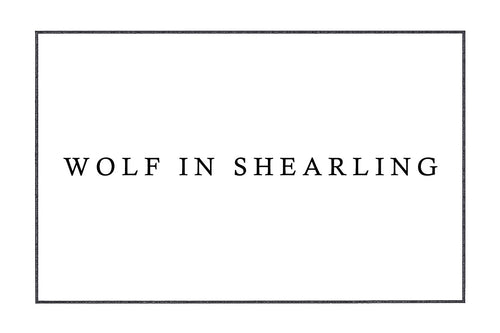 WOLF IN SHEARLING